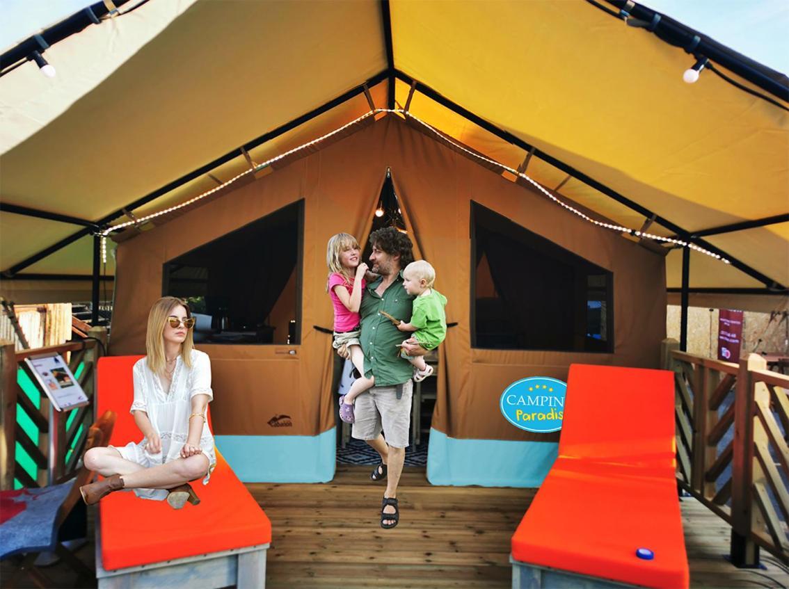 Oh! Campings - Camping Paradis A L'Ombre Des Tilleuls Peyrouse Exterior foto